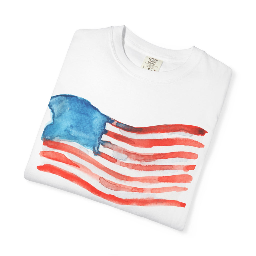 Independence Day Womens Flag T-shirt